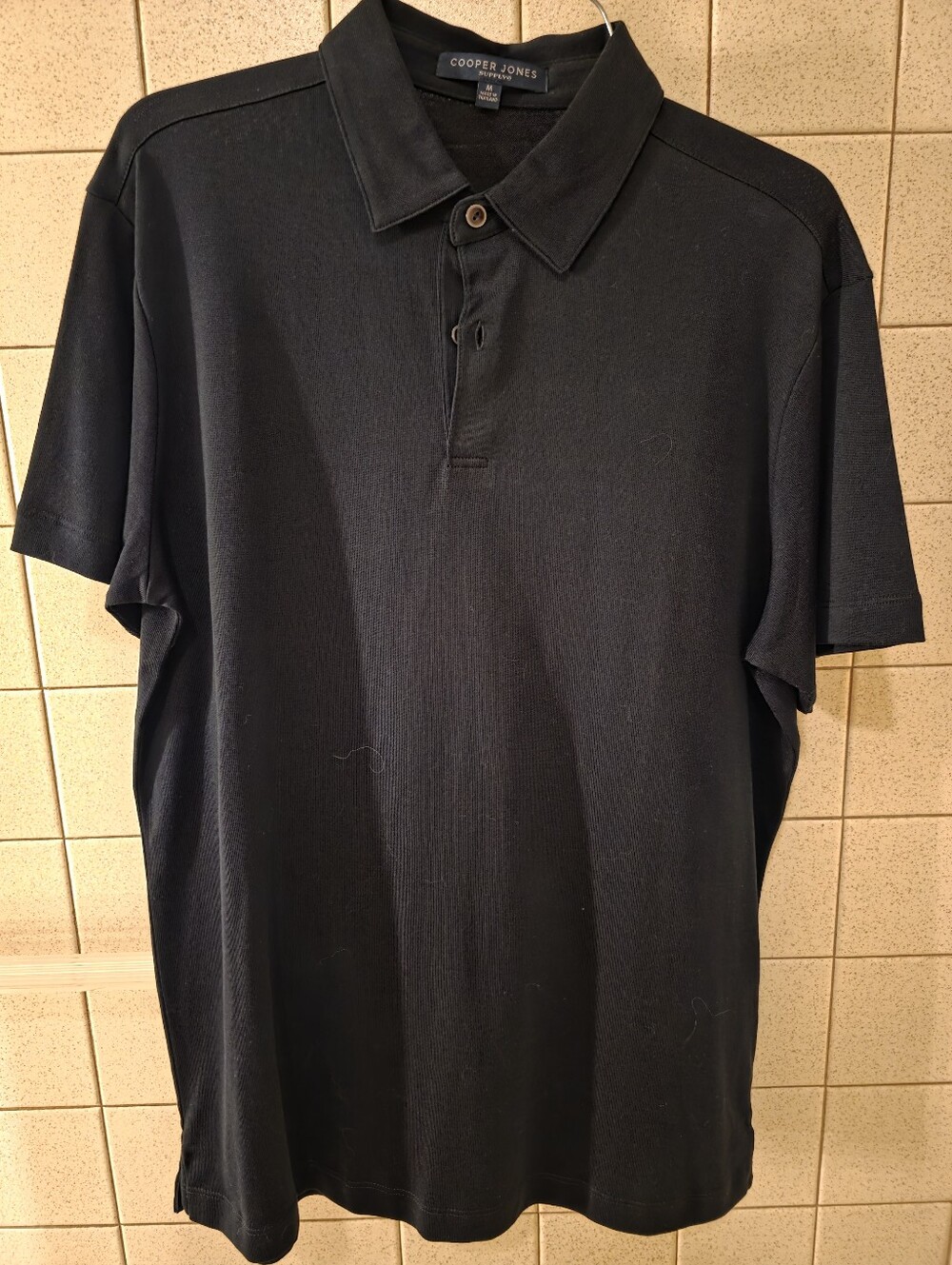 Cooper Jones Men’s Black Polo Shirt